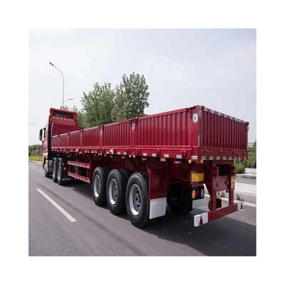 Camión de 80-50 toneladas en forma de U con cajón trasero de descarga, semirremolque para el transporte de cargas pesadas