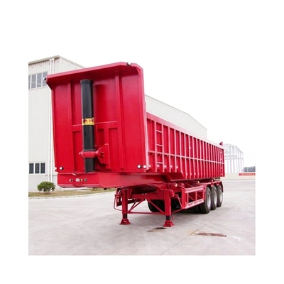 Camión de 80-50 toneladas en forma de U con cajón trasero de descarga, semirremolque para el transporte de cargas pesadas