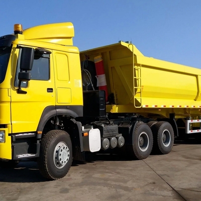 Camión de descarga pesado de 60 toneladas, remolque de descarga Sinotruk, remolque de desvío de 3/4 ejes