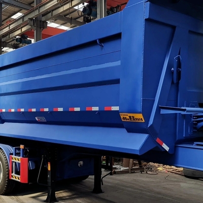 1 año Servicio postventa Acero Dump Hydraulic Dumper Cargo Utility Tipper Semirremolque