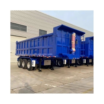 Autodumping 35/40/45m3 Remolque de descarga 60 toneladas Semirremolque de descarga para necesidades de gran capacidad
