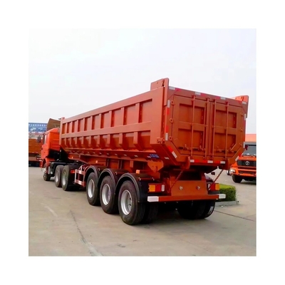 Autodumping 35/40/45m3 Remolque de descarga 60 toneladas Semirremolque de descarga para necesidades de gran capacidad
