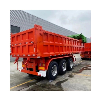 Autodumping 35/40/45m3 Remolque de descarga 60 toneladas Semirremolque de descarga para necesidades de gran capacidad