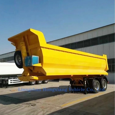 Dump Tipper Semirremolque de trabajo pesado Tri-Axles Dumpster con personalización
