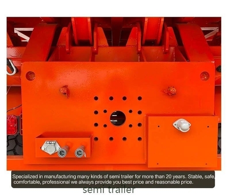 3 ejes 50 toneladas remolque de descarga para minería remolque de remolque remolque para minería