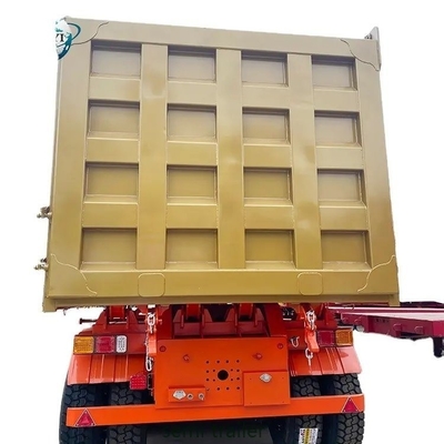 3 ejes 50 toneladas remolque de descarga para minería remolque de remolque remolque para minería