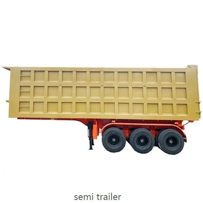 Semiremolque de descarga de 3 ejes personalizable para el transporte de carbón/piedra