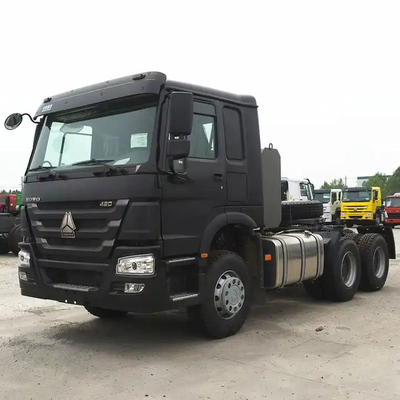 Torque máximo Nm 500-1000nm Sinotruck HOWO 371HP 6X4 Camión tractor de cabeza de remolque usado