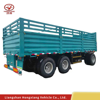30 toneladas de camión de descarga semi-remolque equipado con eje de remolque trasero de remolque de carga pesada