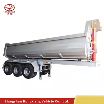 Trailers con cilindro hidráulico de acero para camiones de carga pesada con cilindro trasero