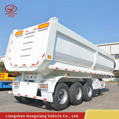 Trailers con cilindro hidráulico de acero para camiones de carga pesada con cilindro trasero