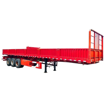 Semi-remolque de acero con cerco de carga de remolque completo y pared lateral de banda de rodadura de 2240 mm