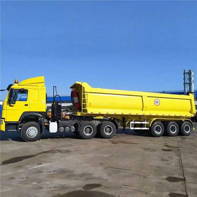 Pierna de aterrizaje manual 8 ejes 12r22.5 Van Reefer aislado camión semirremolque con ruedas