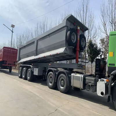 Tractor con suspensión de brazo cruzado con pierna de aterrizaje de dos velocidades y descarga hidráulica