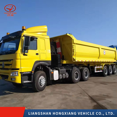 1 Cisterna de minería / Cisterna trasera Semi remolque Cisterna autocisterna No