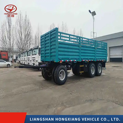 2/3/4 Ejes con remolque trasero en forma de U para transporte de carga pesada