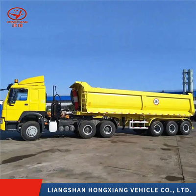 1 año Servicio postventa 3 Ejes Camión Semi trasero Dump Trailer Precios asequibles