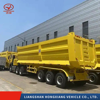 1 año Servicio postventa 3 Ejes Camión Semi trasero Dump Trailer Precios asequibles