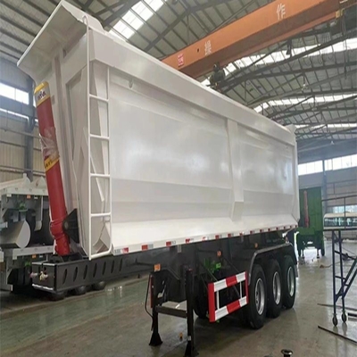 Semiremolque para transporte de basura con neumático 12r22.5 y suspensión tipo brazo cruzado