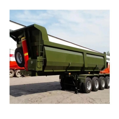 Semiremolque para transporte de basura con neumático 12r22.5 y suspensión tipo brazo cruzado