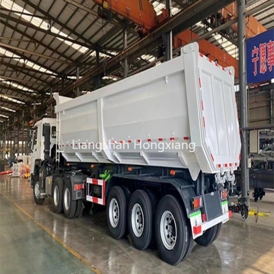 Trailers de 20 toneladas de descarga Trailers de camión de descarga con banda de rodadura de 2240 mm y diseño de auto-descarga