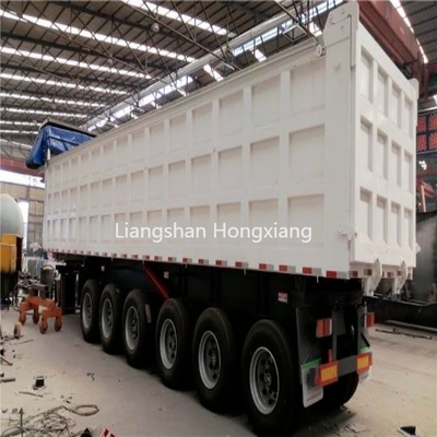 Trailers de 20 toneladas de descarga Trailers de camión de descarga con banda de rodadura de 2240 mm y diseño de auto-descarga