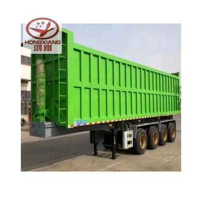Remolque de camión de cama plana con 25cbm 32cbm en forma de U