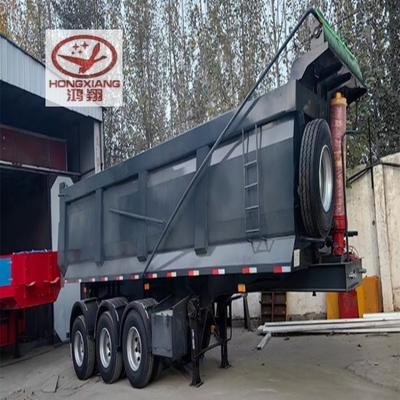 Tipo de tren doble B Super Link Side Dump Semi-trailer con servicio postventa de 1 año