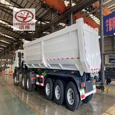 Tipo de tren doble B Super Link Side Dump Semi-trailer con servicio postventa de 1 año