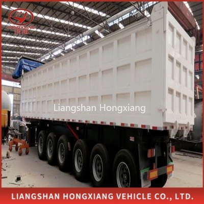 Trailers traseros de 13 toneladas con 3 ejes y 40 toneladas de remolque de remolque