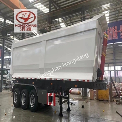 Transporte de mercancías pesadas por camión semi-remolque de tipo de furgoneta