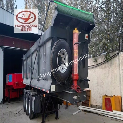 12r22.5 neumáticos 3 ejes 40 toneladas caja de basura semirremolques con sistema de suspensión personalizable