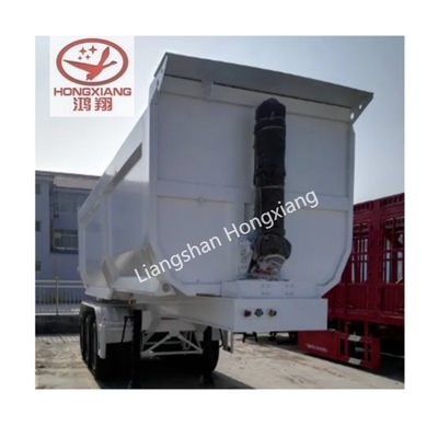 Diseño 3/4 Ejes 40FT Pared lateral Semi remolque cama plana remolque de carga cerrado