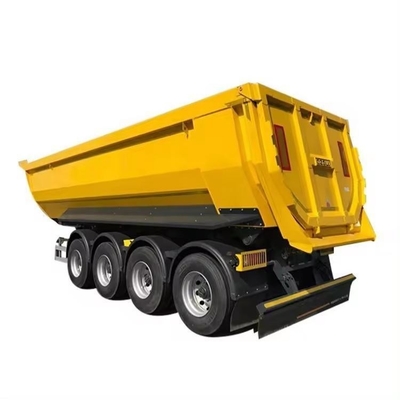 25cbm 32cbm 8 toneladas remolque extremo trasero descargador camión semirremolque con 13500X3000X1550 mm tamaño