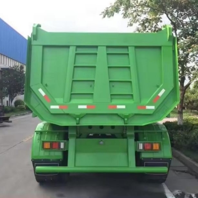 Trailers de tres ejes de 60 a 80 toneladas de cilindrada lateral de descarga hidráulica con remolque de remolque
