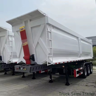 Trailers de carga pesada en forma de U con remolque de 4 ejes