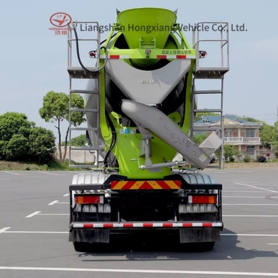 3.5m3 Pequeño camión mezclador de hormigón autocargado articulado con 4 ejes y ventana manual
