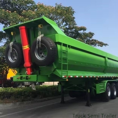 40 50 60 toneladas de U en forma de extremo trasero tirador de basura semi camión remolques personalización para su