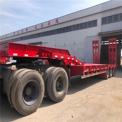 Sistemas de suspensión tipo brazo cruzado Remolque de cama plana para camionetas 13500X3000X1550 mm