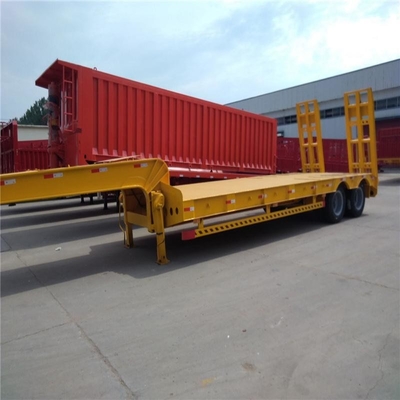 Sistemas de suspensión tipo brazo cruzado Remolque de cama plana para camionetas 13500X3000X1550 mm