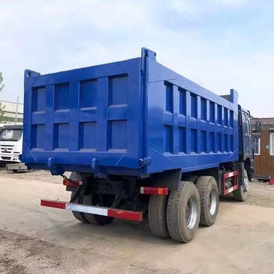 neumáticos sin tubos camión de descarga usado 371HP 10 ruedas HOWO camión de basura para el segmento de camiones pesados
