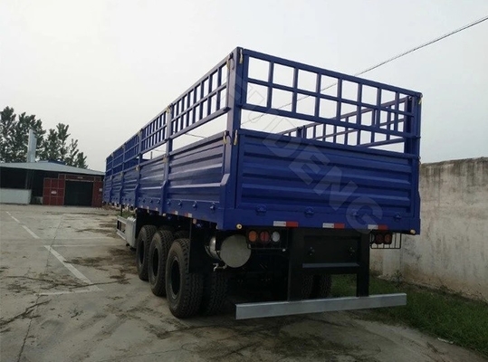 60 80t remolque para el transporte de animales, remolque para cercas, semirremolque con 2.3.4 Configuración del eje
