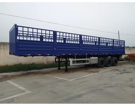 60 80t remolque para el transporte de animales, remolque para cercas, semirremolque con 2.3.4 Configuración del eje