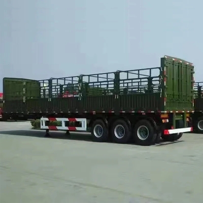 Semi-remolque de cerca para transporte de carga a granel de 40 toneladas con sistema de frenado antibloqueo ABS