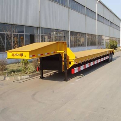 3 ejes 20FT 40FT contenedor de cama plana chasis cama plana semirremolque con 50 Tbeload