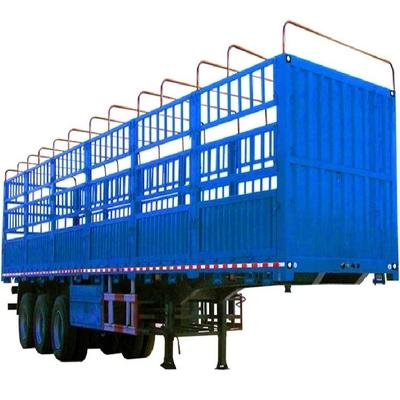 3ejes 50 toneladas cerca lateral camión de carga remolque semi remolque con personalización