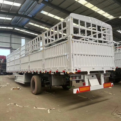 Personalización de 3 Ejes Cercas de Carga Semi remolque para el transporte de ganado de cerdos, ganado bovino, ovejas