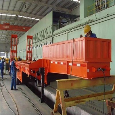 Autodumping 3 Ejes 60 toneladas 80 toneladas Lowboy Cargador Baja Cama Baja Cama Baja 3 Ejes Camión Semirremolque