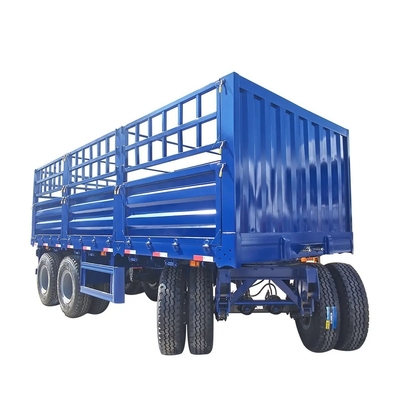 Semiremolque de cerca lateral de 2 ejes para transporte de carga versátil y flexible