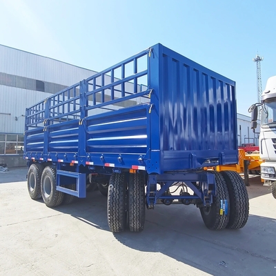 Semiremolque de cerca lateral de 2 ejes para transporte de carga versátil y flexible